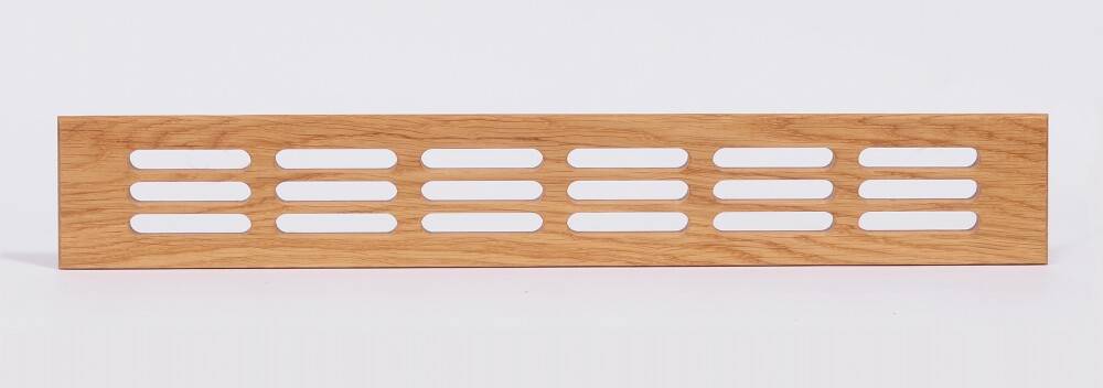 Ventilatierooster hout 500*80 mm